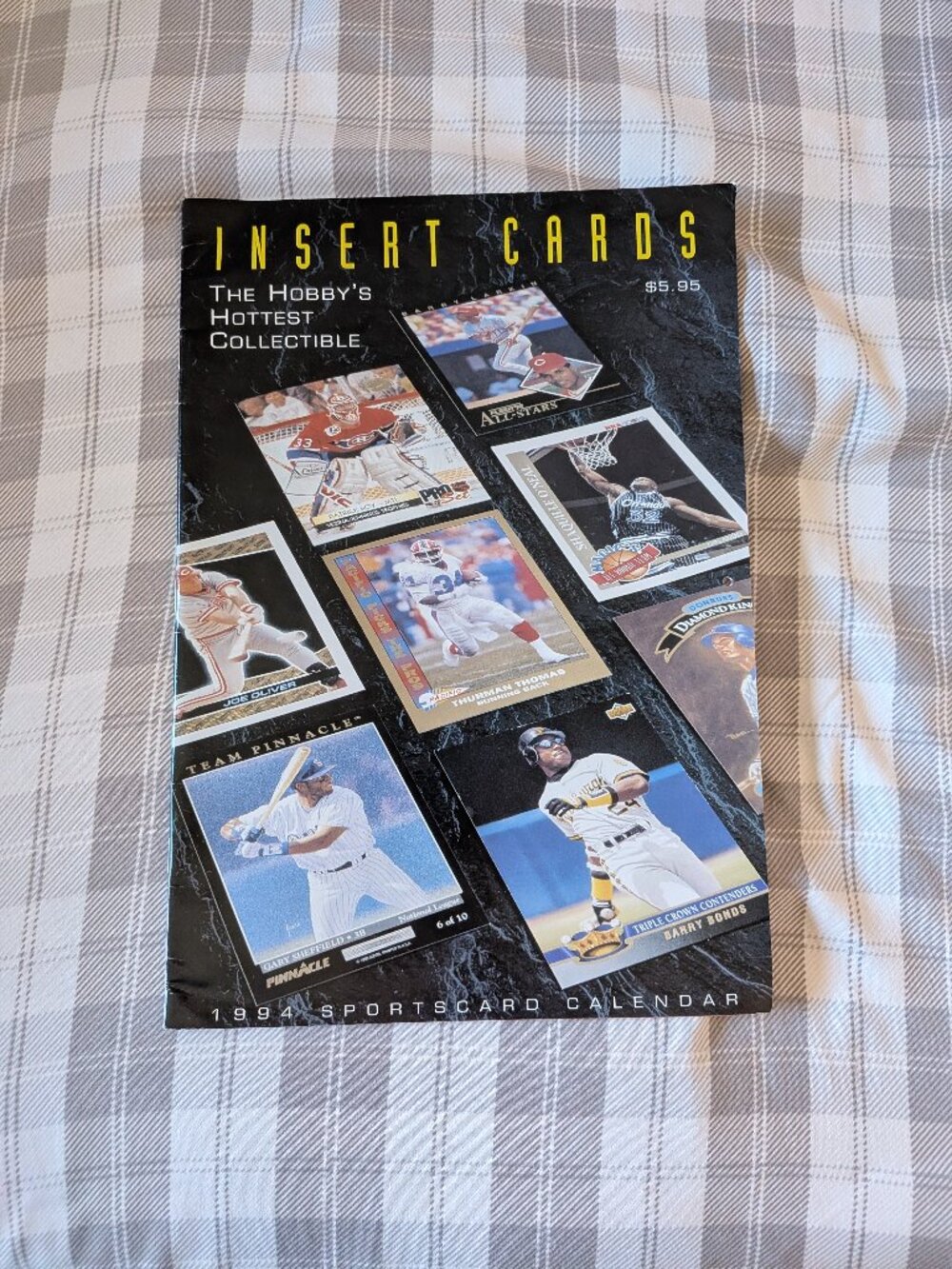 Vintage 1994 Sportscard Calendar of The Hobby's Hottest Collectible Insert Cards